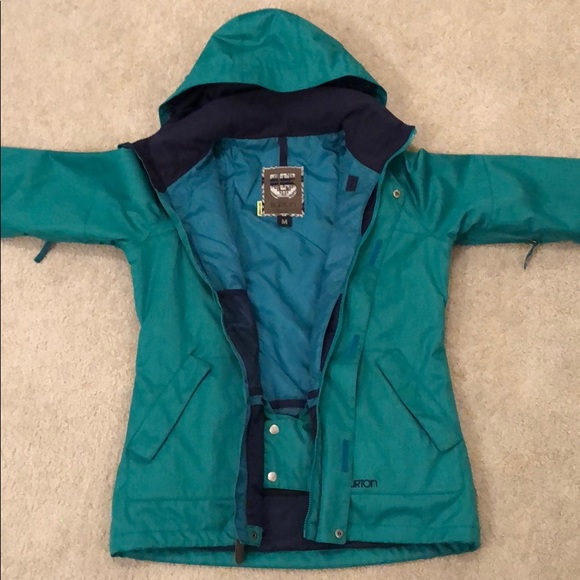 Burton Jackets & Blazers - Women’s Burton teal snowboarding jacket -like new